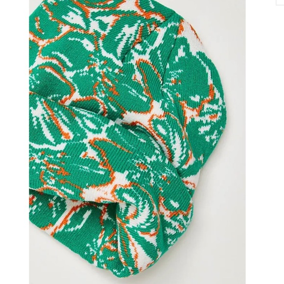 NWT Free People Movement Jumping Jacquard Beanie in the \'Mountain\' colorway main image 5